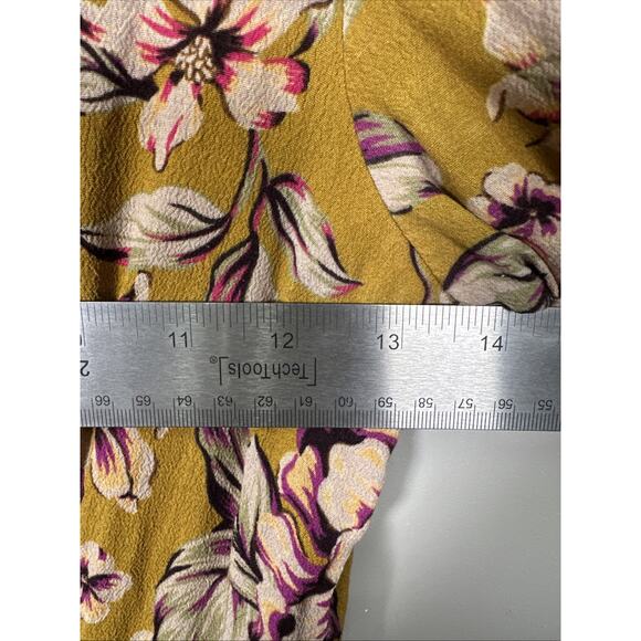 Kachel x Anthropologie Thea Midi Dress 4 Yellow Vintage Floral Cottage Core‎ - Picture 7 of 7